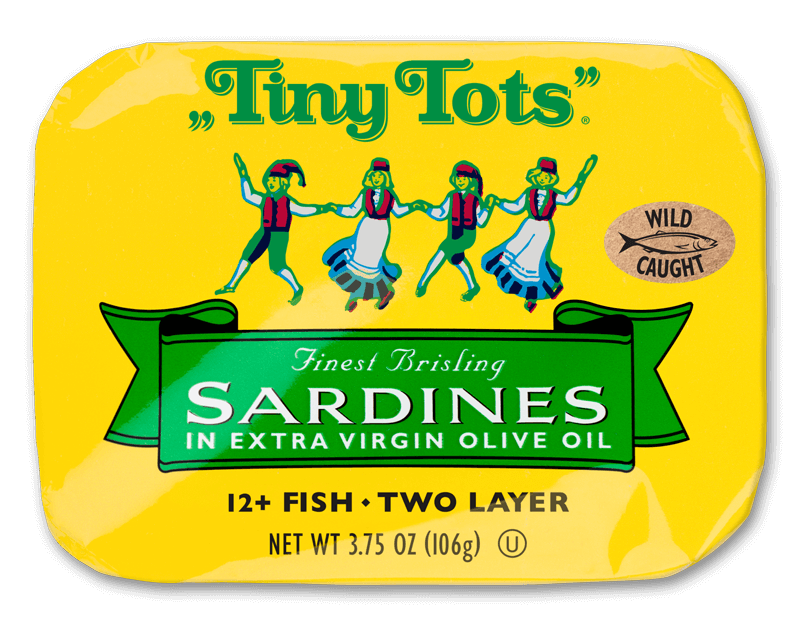 tiny tots sardines in extra virgin olive oil