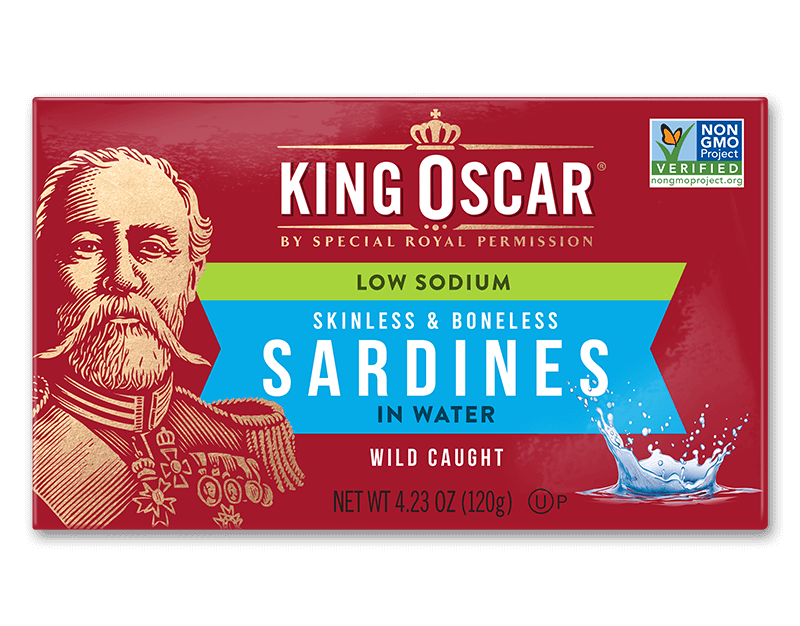 low sodium skinless and boneless sardines in water