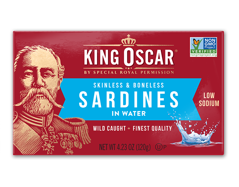 skinless and boneless sardines in water - low in sodium