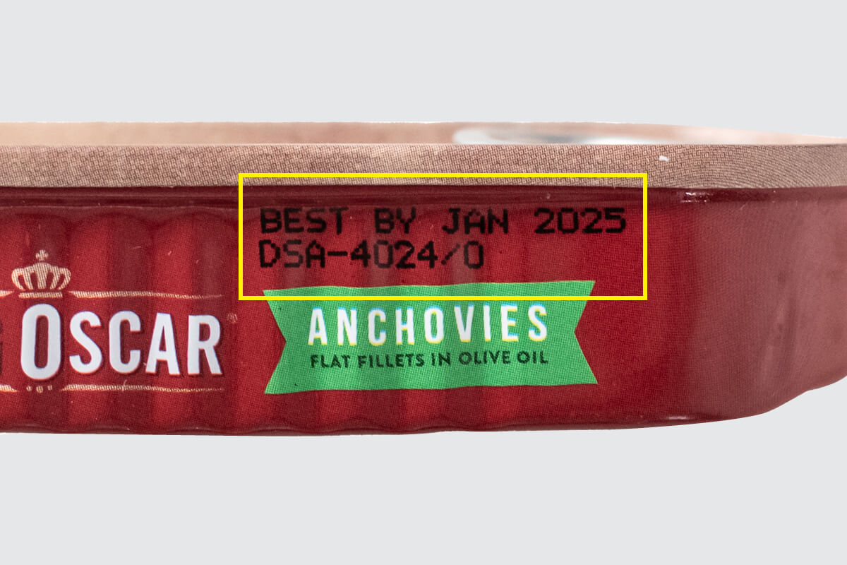 anchovies best buy date and lot code