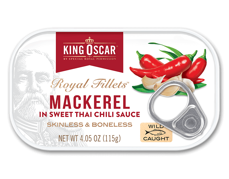 Skinless & Boneless Mackerel Fillets in Sweet Thai Chili Sauce